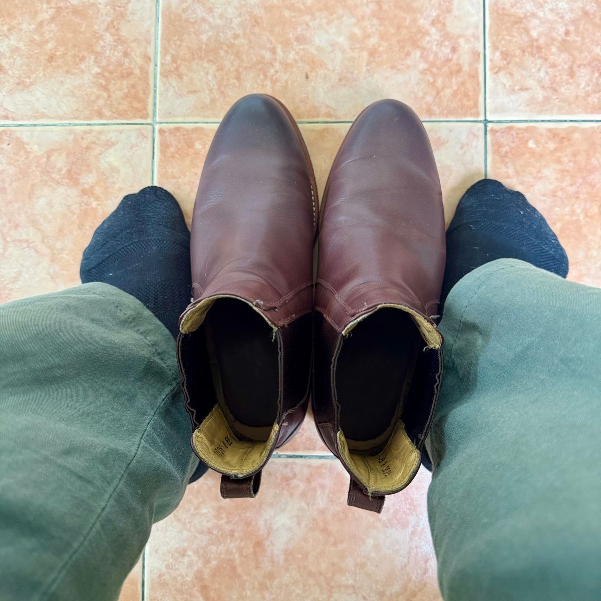 Photo by stinkypatina on October 15, 2025 of the Tecovas The Luke in Cognac Bovine.