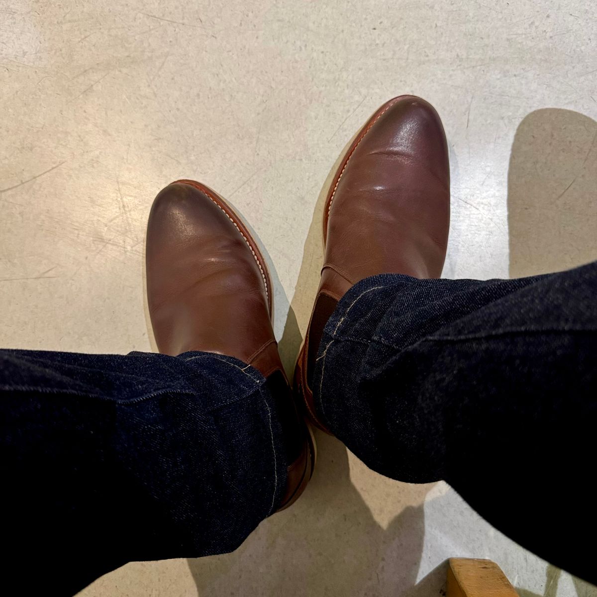 Photo by stinkypatina on June 25, 2026 of the Tecovas The Luke in Cognac Bovine.