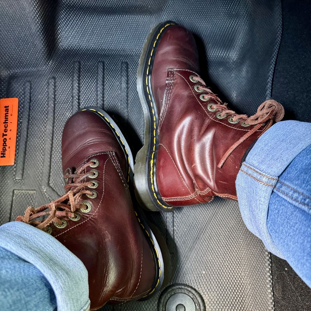 Photo by stinkypatina on March 13, 2026 of the Dr. Martens 1460 Pascal Made In England in Horween Denver Leather.
