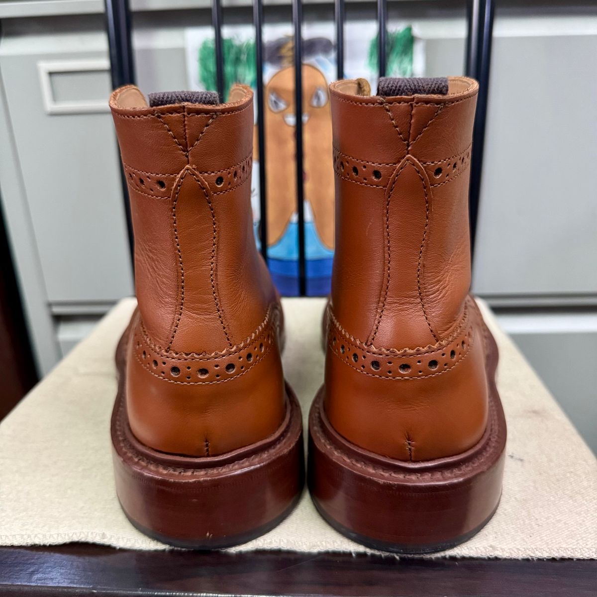 Photo by stinkypatina on October 7, 2025 of the Tricker's Stow Country Boot in C-Shade Tan.