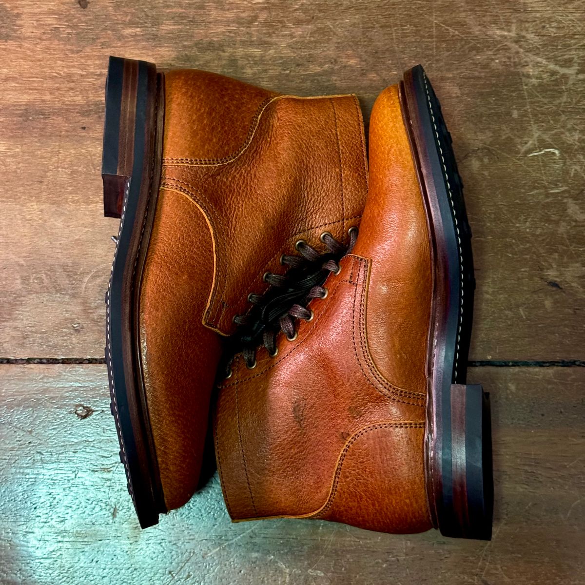 Photo by stinkypatina on May 28, 2026 of the Caswell Boot Company Lisbon in Feral Swine.