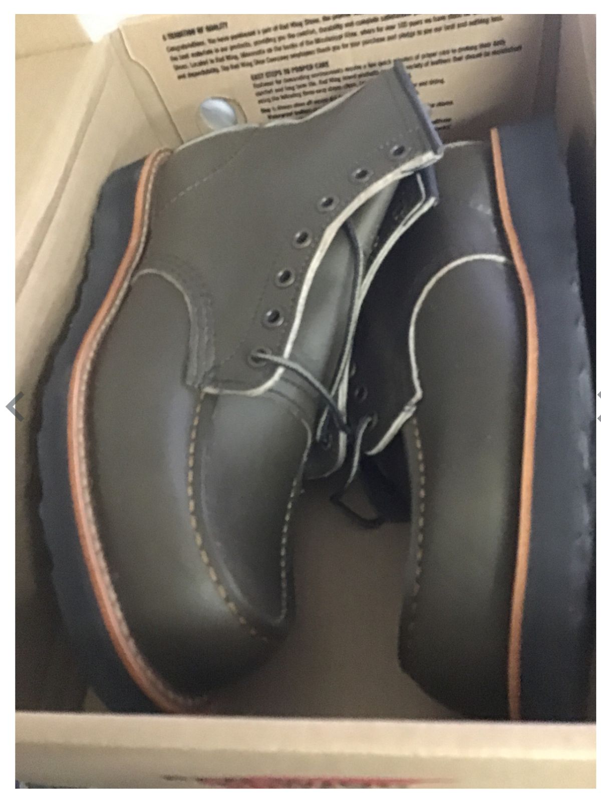 Photo by mrstinkyface13 on March 2, 2025 of the Red Wing 6-Inch Classic Moc in S.B. Foot Alpine Portage.