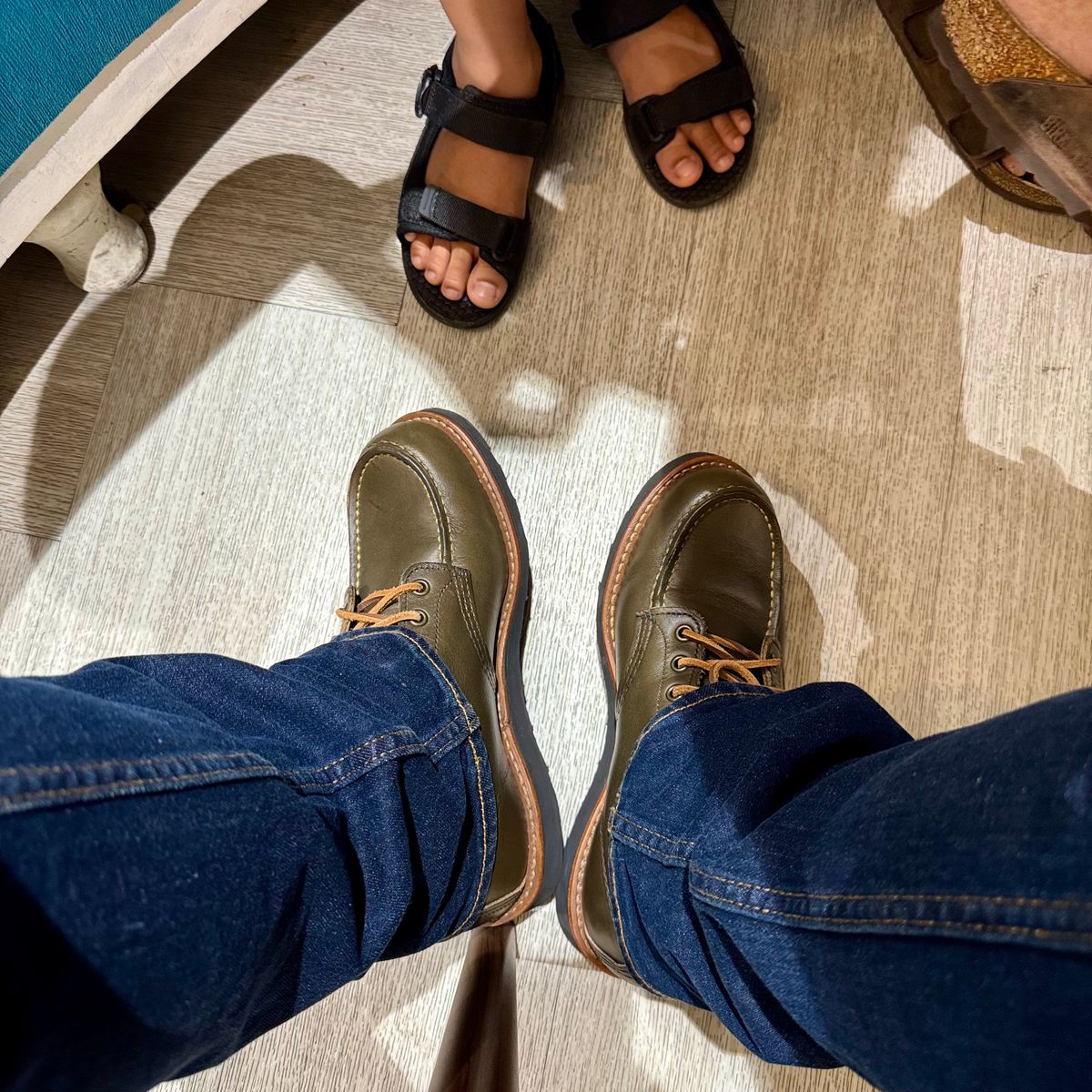 Photo by stinkypatina on November 11, 2025 of the Red Wing 6-Inch Classic Moc in S.B. Foot Alpine Portage.