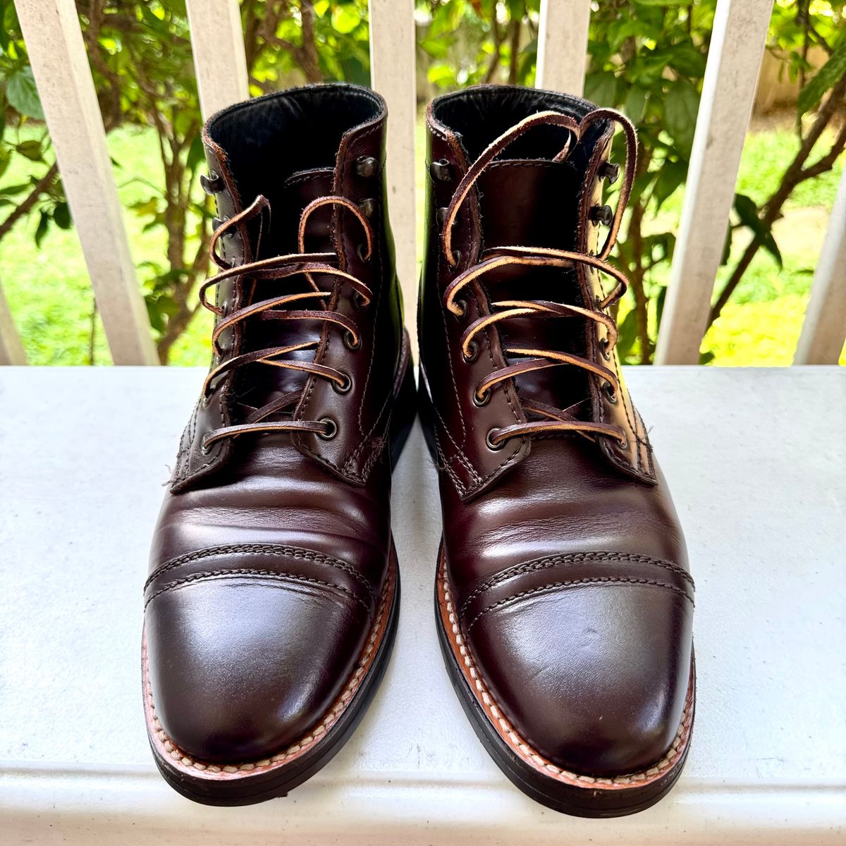 Photo by stinkypatina on August 18, 2025 of the Thursday Captain in Brown Thursday Chrome.