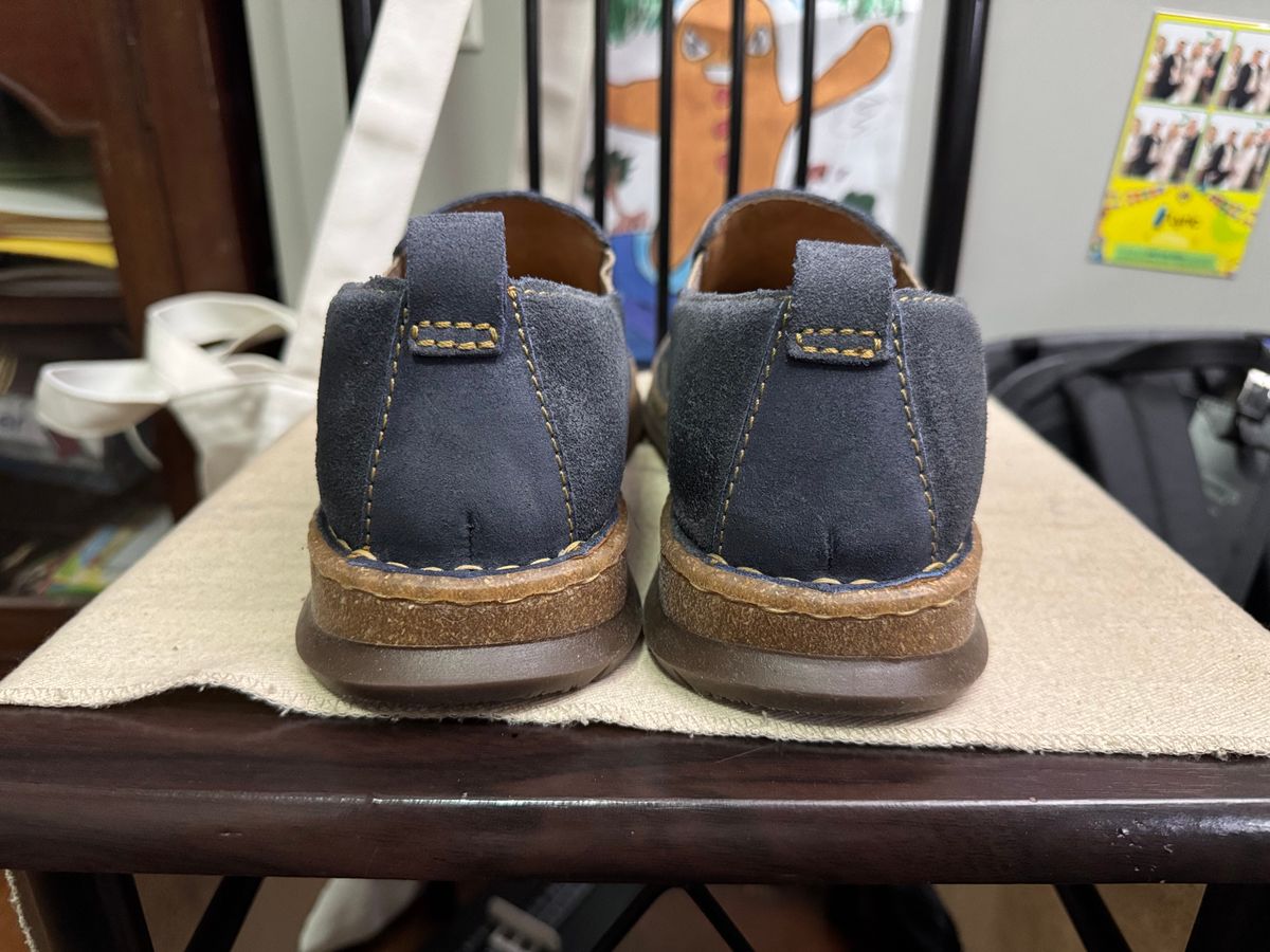 Photo by stinkypatina on May 8, 2025 of the Born Bryson Loafer in Suede.