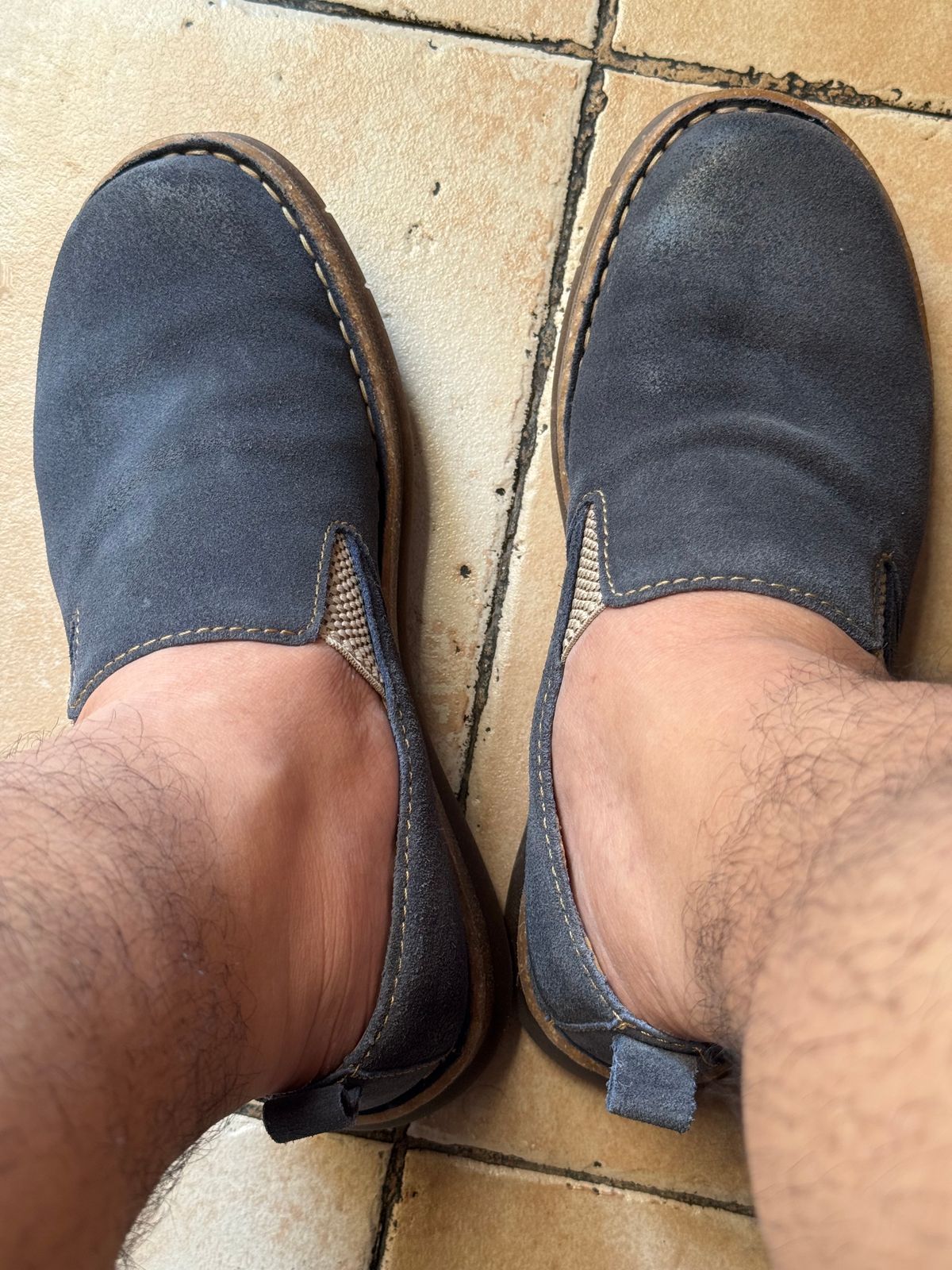 Photo by stinkypatina on May 12, 2025 of the Born Bryson Loafer in Suede.