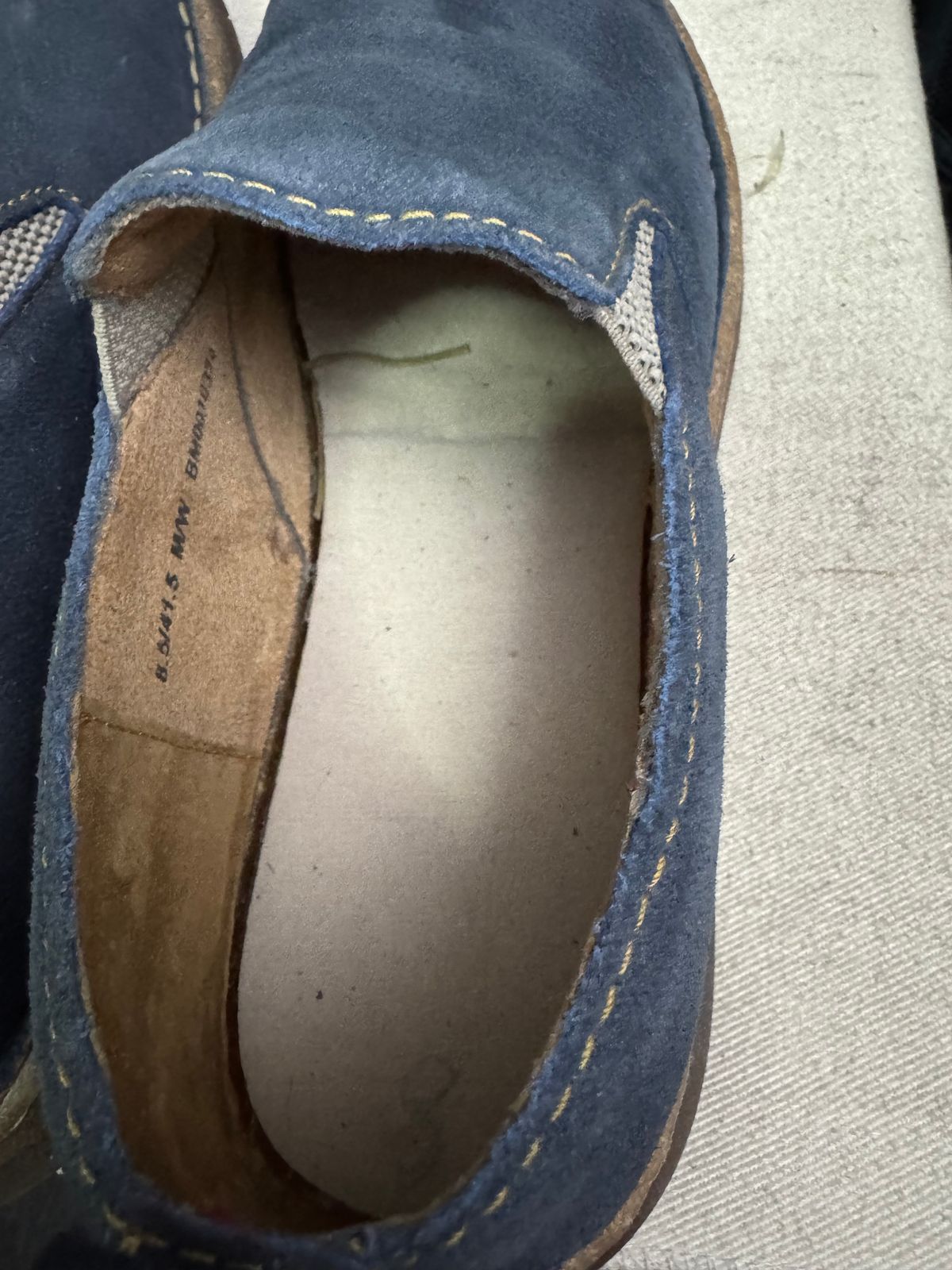 Photo by stinkypatina on May 8, 2025 of the Born Bryson Loafer in Suede.