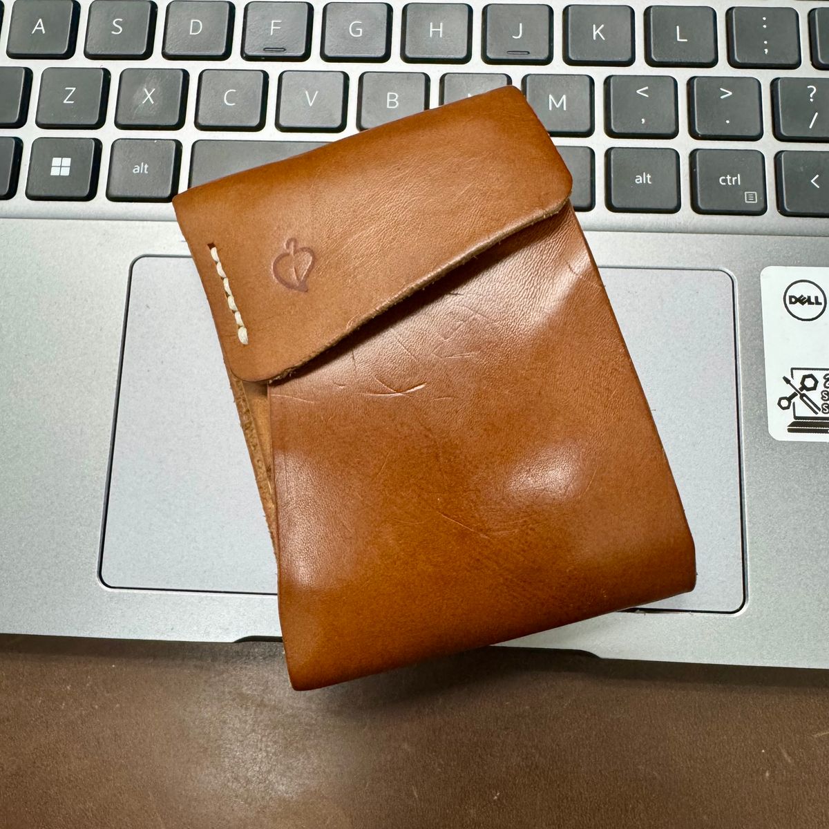 Photo by stinkypatina on December 1, 2025 of the Pedros Leather Craft POY Foldable Wallet in Italian Veg Tan.