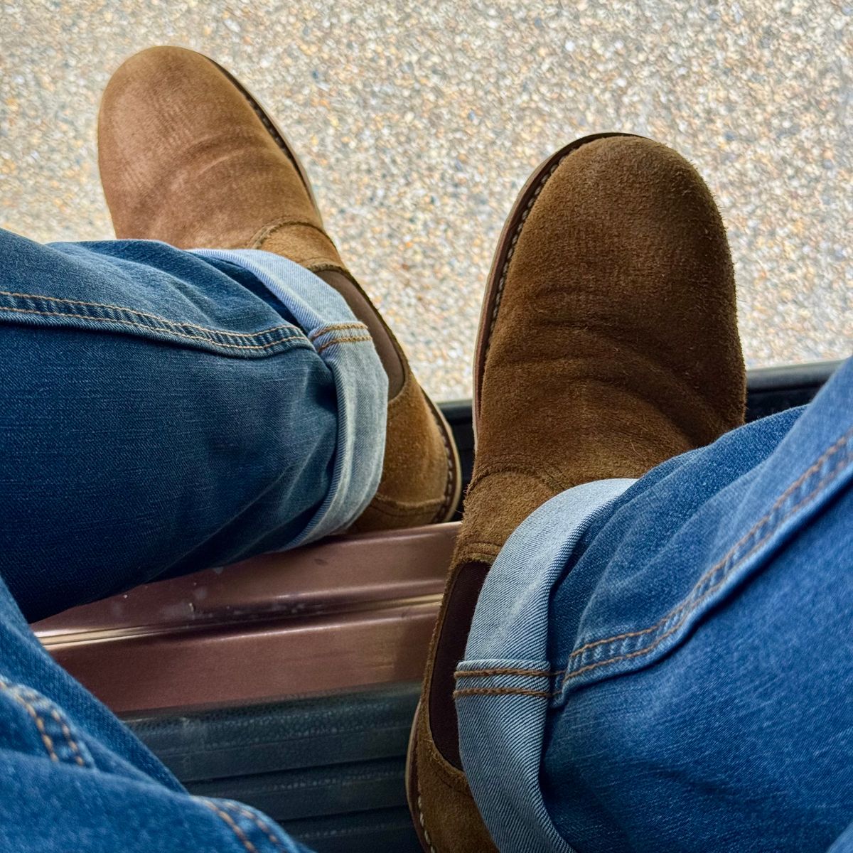 Photo by stinkypatina on January 21, 2026 of the Red Wing Classic Chelsea in S.B. Foot Hawthorne Muleskinner.