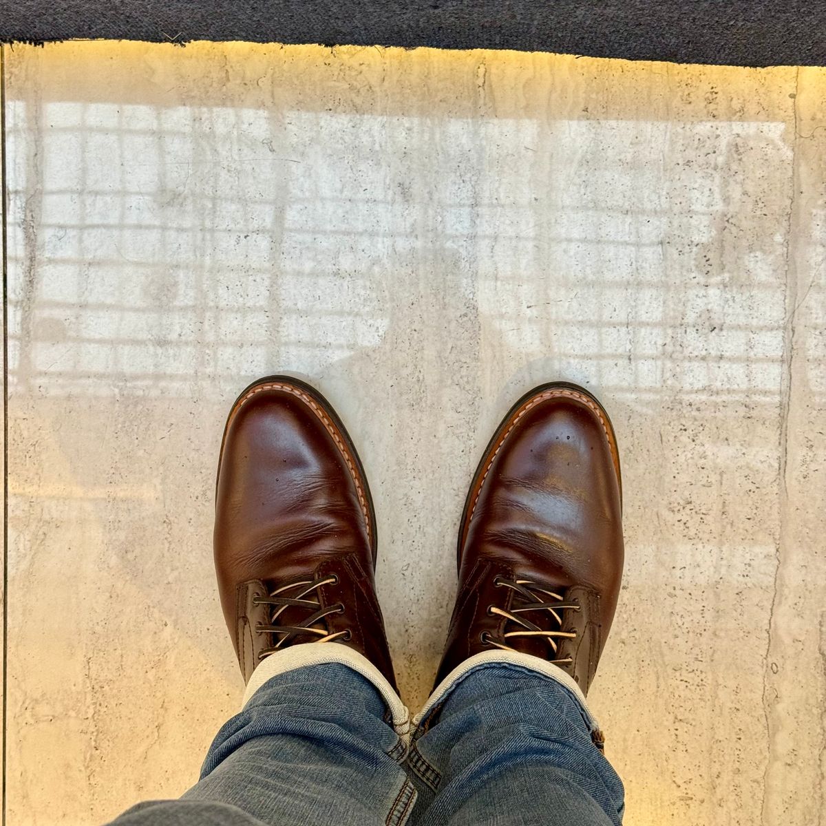 Photo by stinkypatina on July 26, 2025 of the Thursday President in Brown Thursday Chrome.