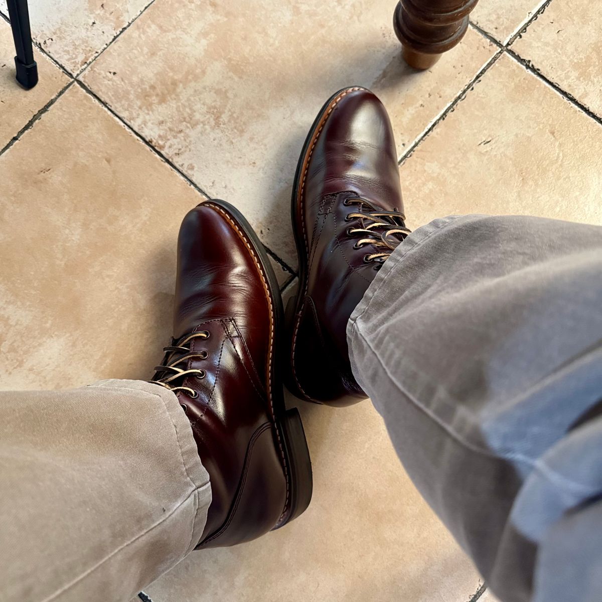 Photo by stinkypatina on September 5, 2025 of the Thursday President in Brown Thursday Chrome.