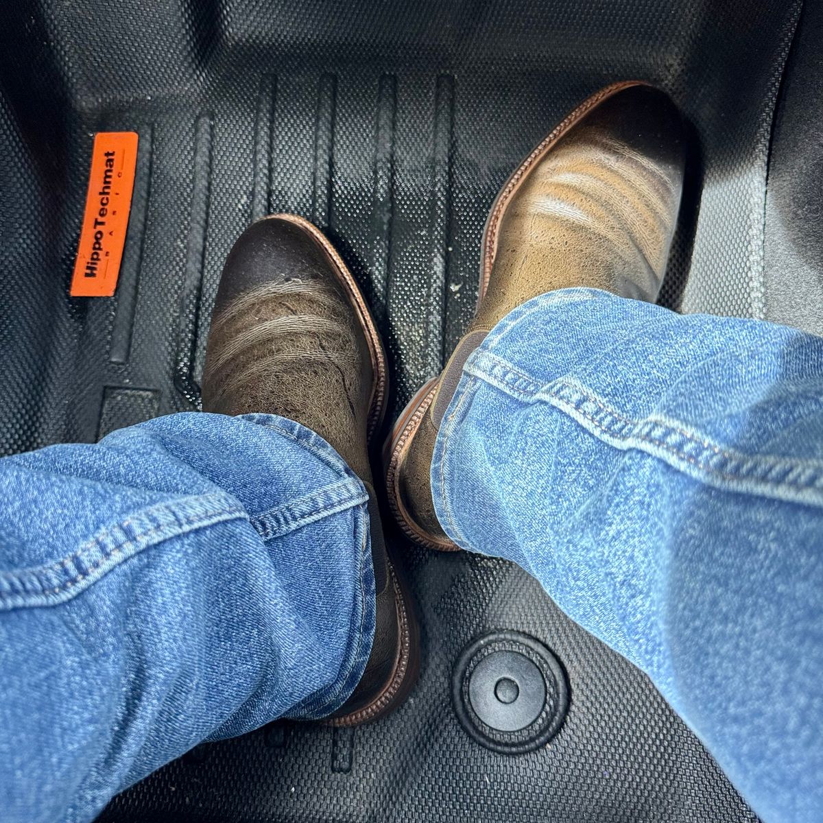 Photo by stinkypatina on December 11, 2025 of the Meermin Chelsea Boot in C.F. Stead Caper Green Waxy Kudu.