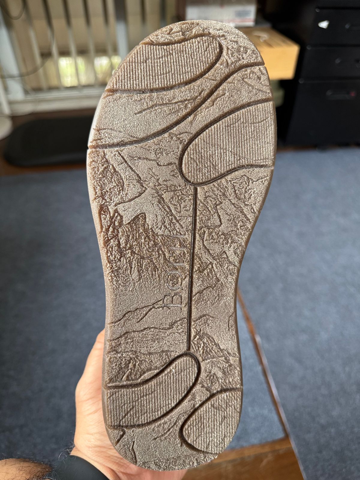 Photo by stinkypatina on March 27, 2025 of the Born Baylor Distressed Loafers in Suede.