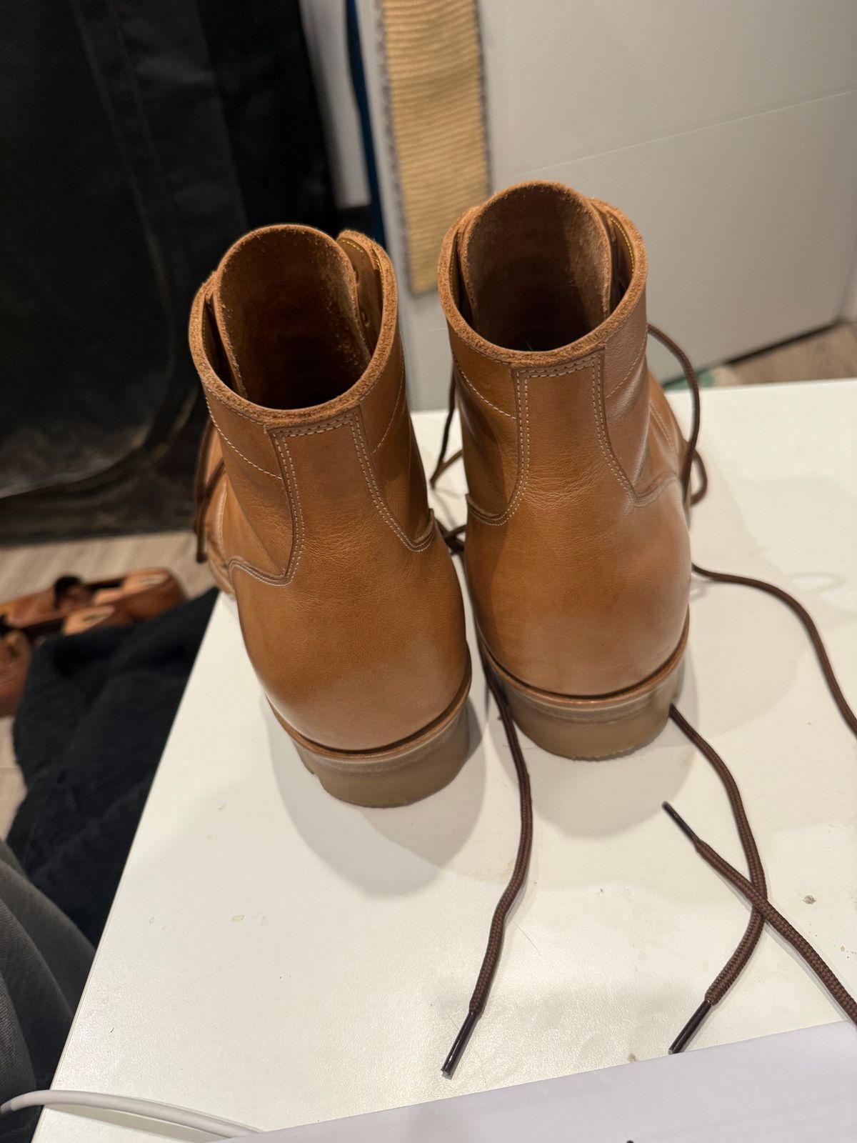 Photo by toogladtobemad on November 2, 2025 of the Iron Boots Pit Boss in Seidel Natural Double Shot.