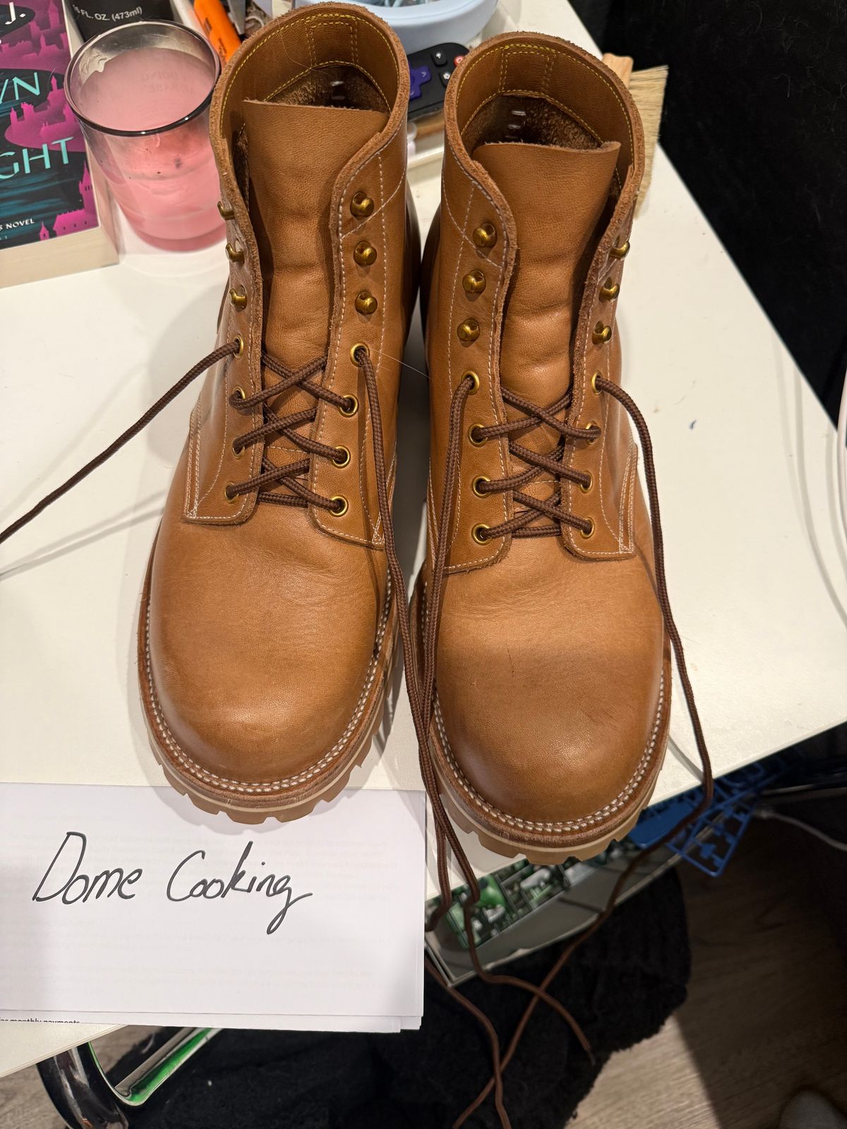 Photo by toogladtobemad on November 2, 2025 of the Iron Boots Pit Boss in Seidel Natural Double Shot.