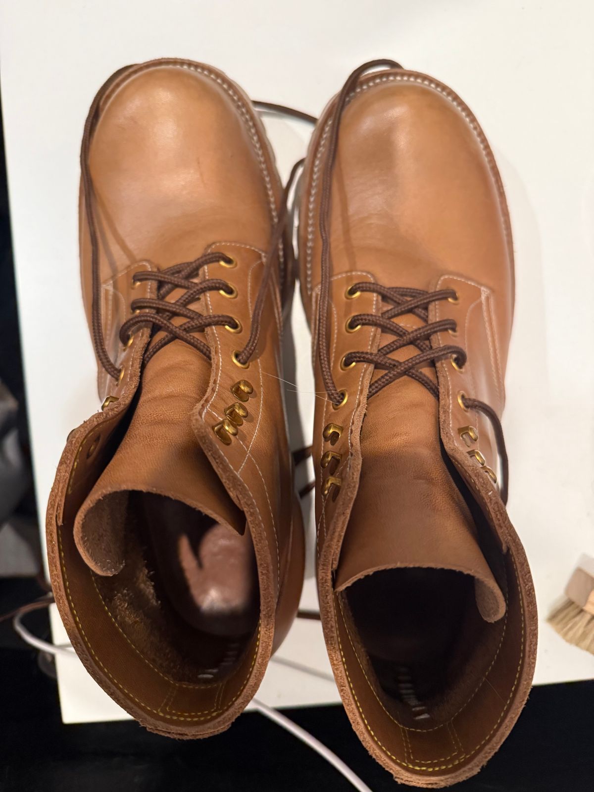 Photo by toogladtobemad on November 2, 2025 of the Iron Boots Pit Boss in Seidel Natural Double Shot.