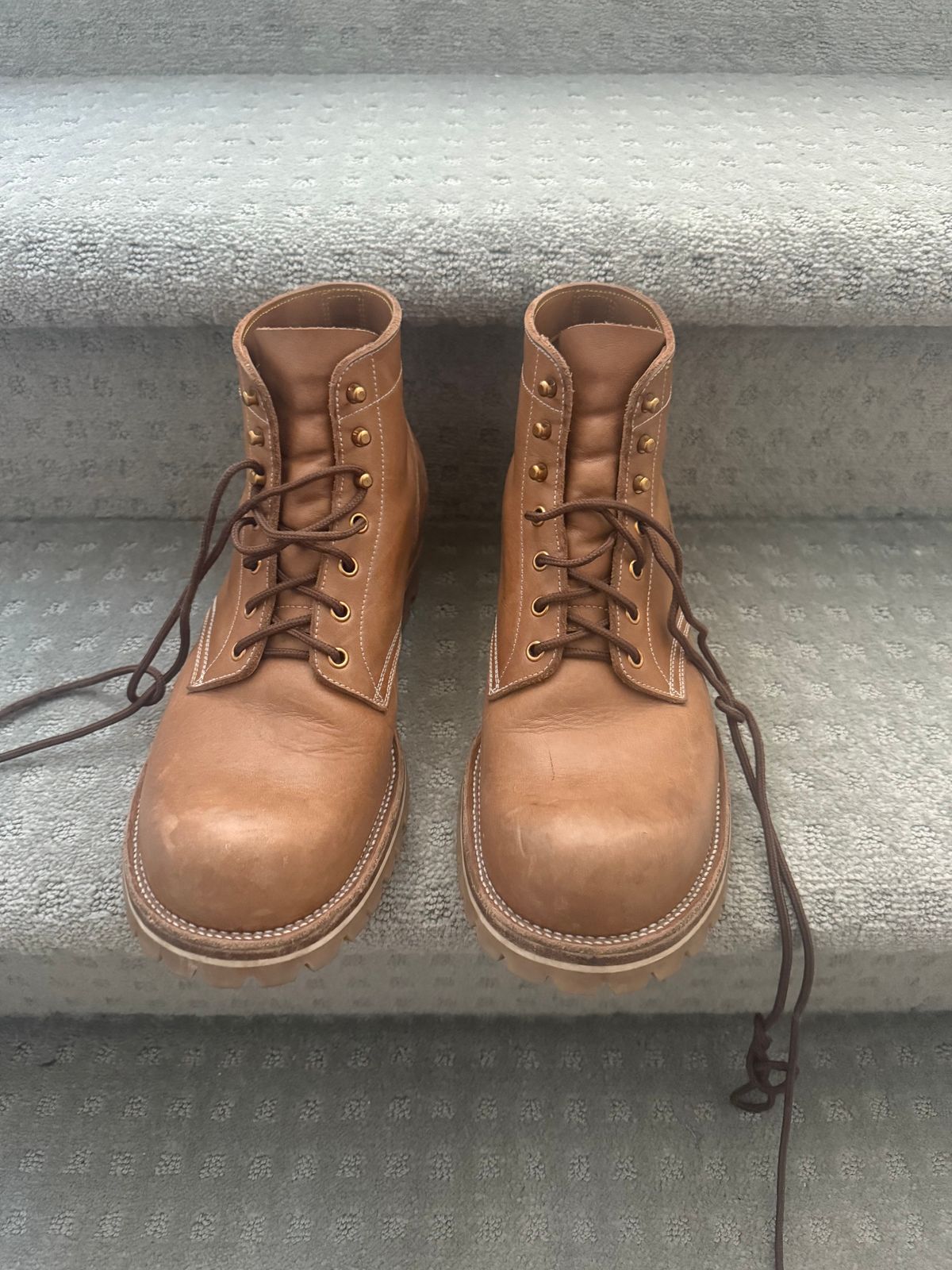 Photo by toogladtobemad on December 2, 2025 of the Iron Boots Pit Boss in Seidel Natural Double Shot.