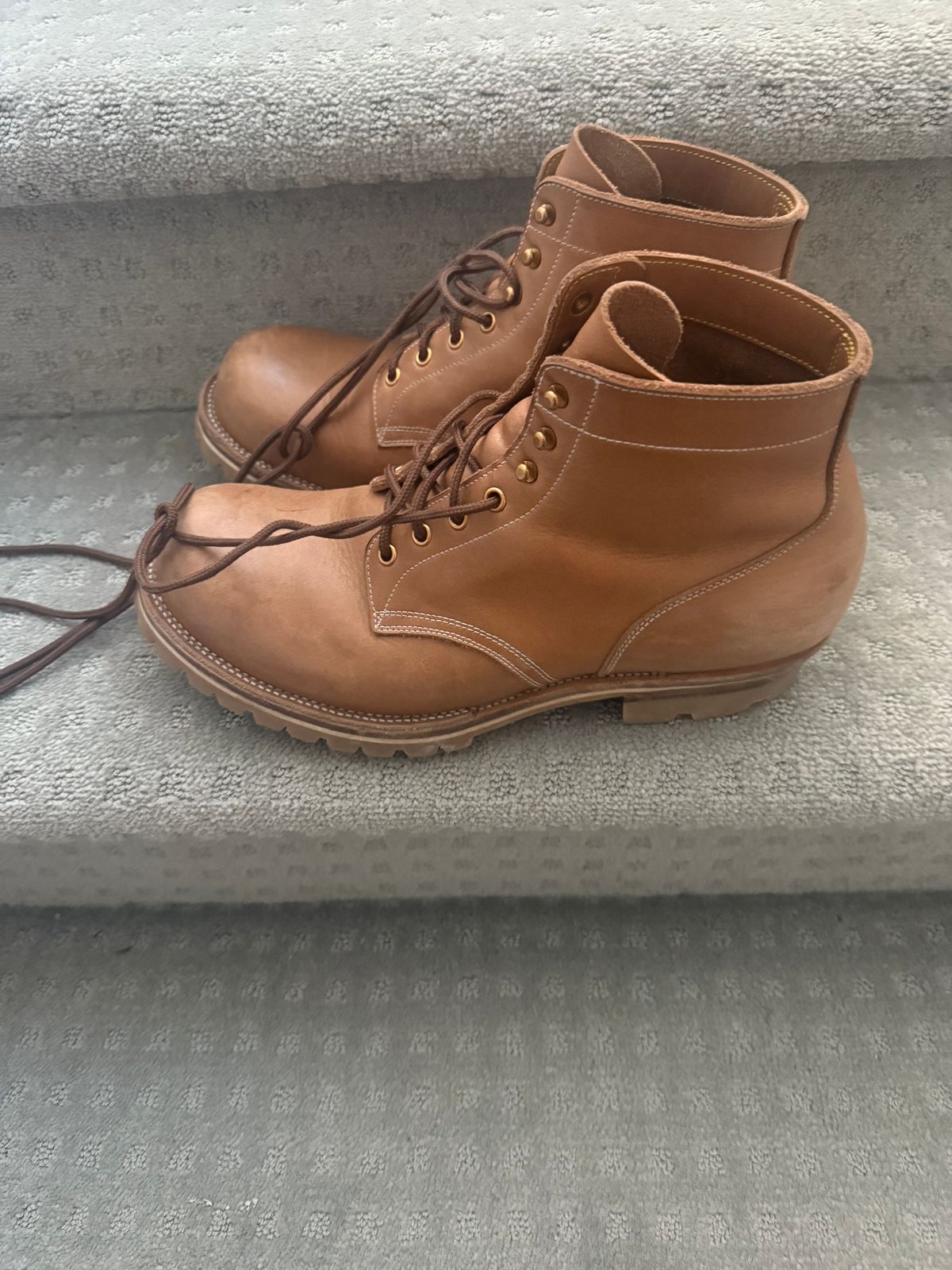 Photo by toogladtobemad on December 2, 2025 of the Iron Boots Pit Boss in Seidel Natural Double Shot.