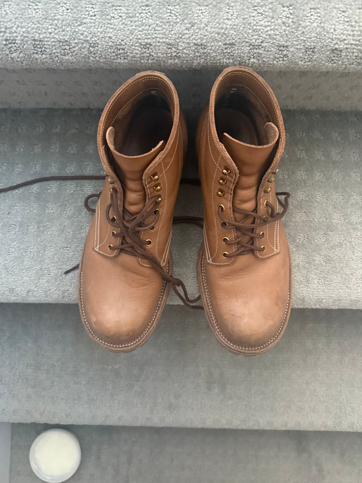 Photo by toogladtobemad on December 2, 2025 of the Iron Boots Pit Boss in Seidel Natural Double Shot.