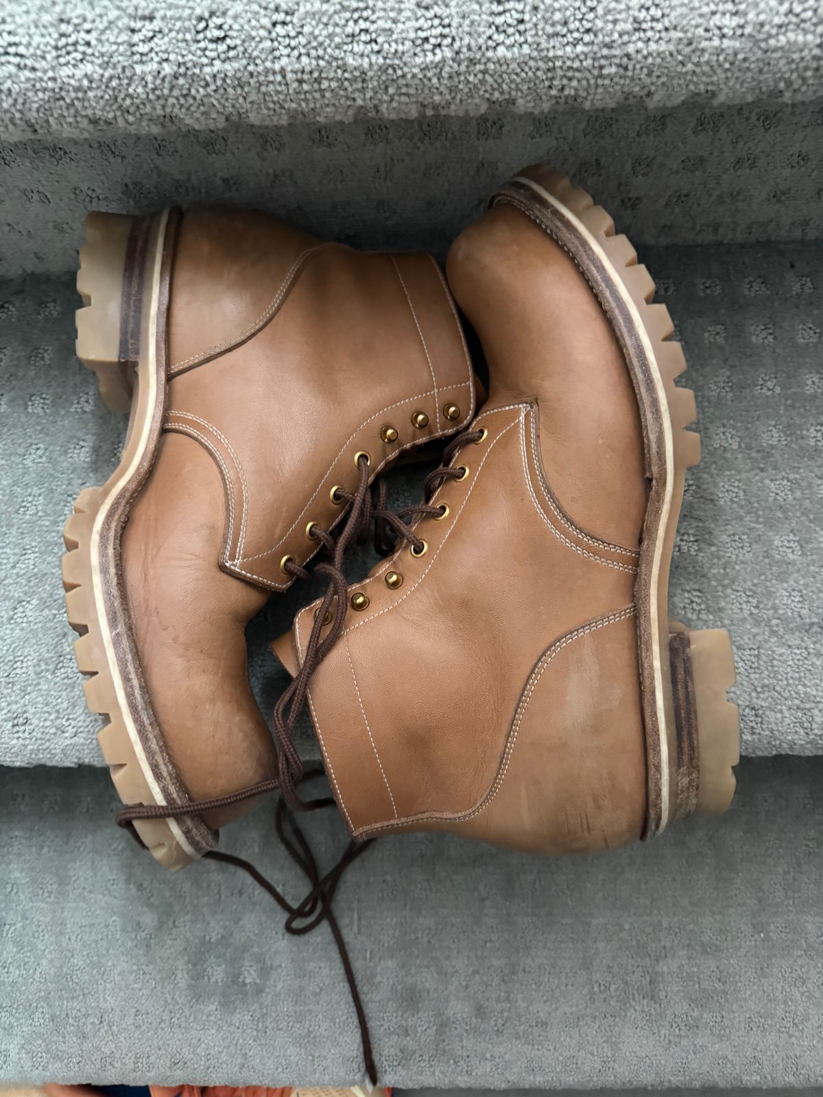 Photo by toogladtobemad on January 3, 2026 of the Iron Boots Pit Boss in Seidel Natural Double Shot.