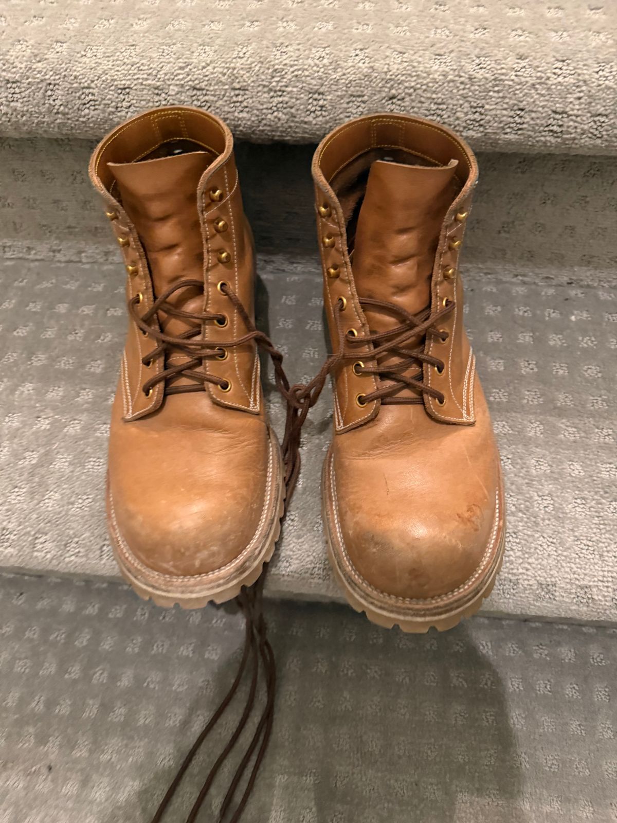 Photo by toogladtobemad on February 4, 2026 of the Iron Boots Pit Boss in Seidel Natural Double Shot.