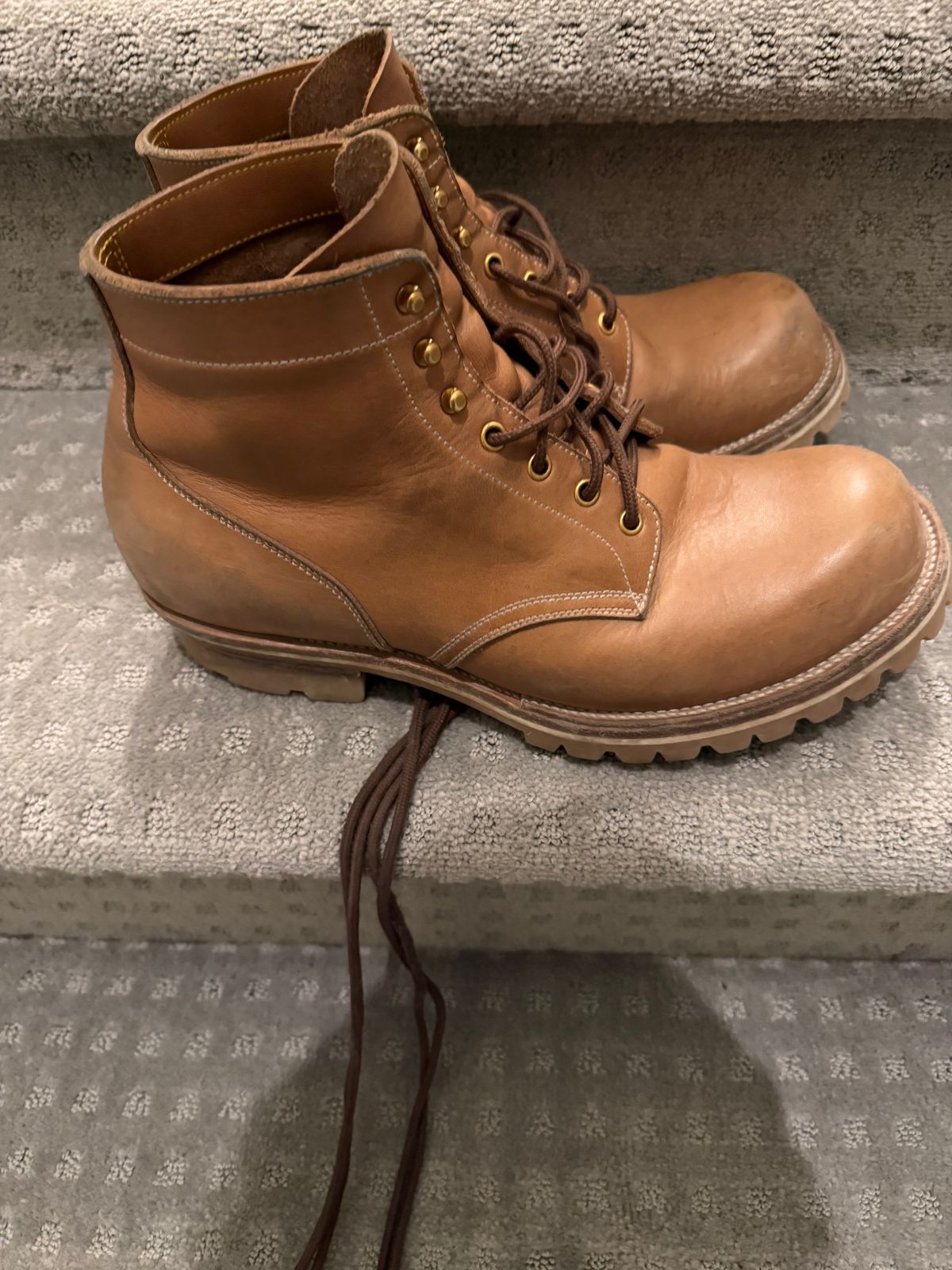 Photo by toogladtobemad on February 4, 2026 of the Iron Boots Pit Boss in Seidel Natural Double Shot.