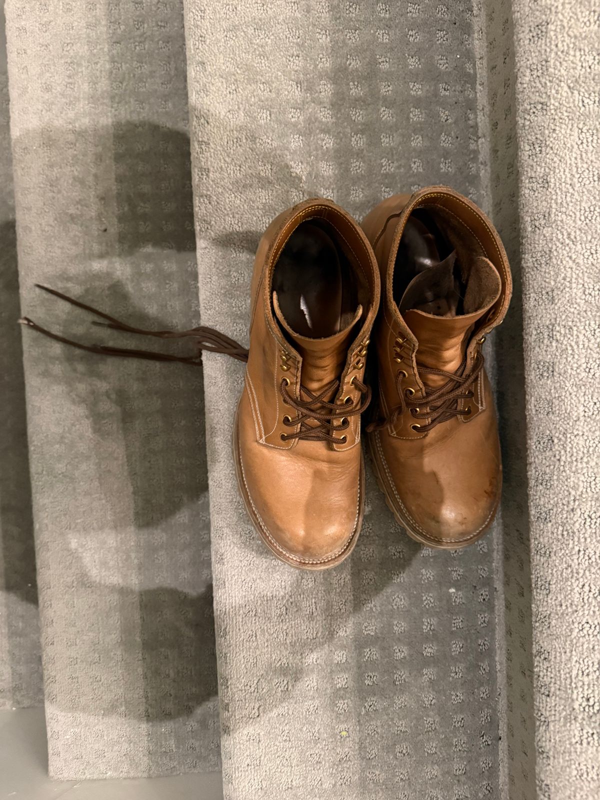 Photo by toogladtobemad on February 4, 2026 of the Iron Boots Pit Boss in Seidel Natural Double Shot.