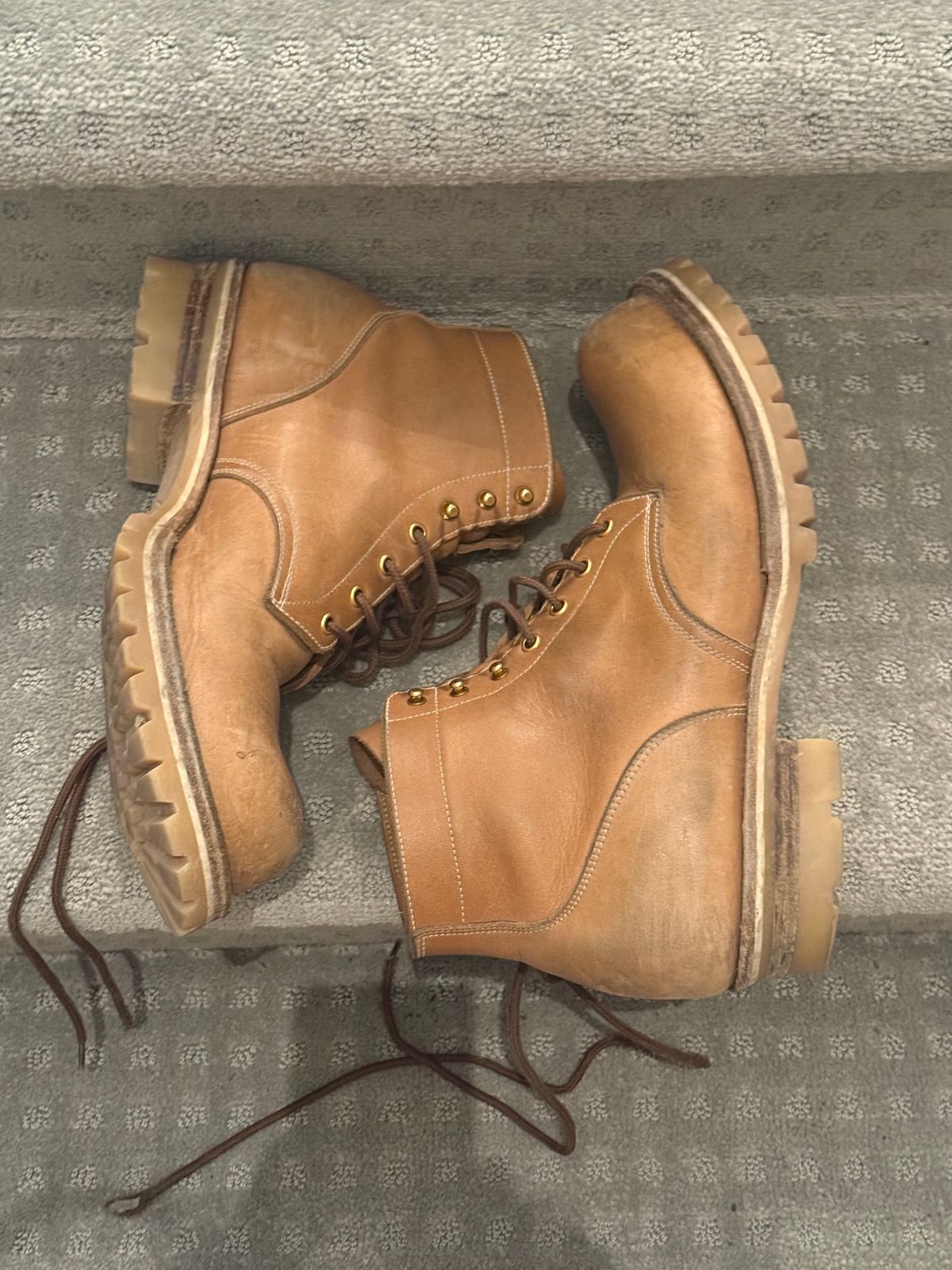 Photo by toogladtobemad on March 6, 2026 of the Iron Boots Pit Boss in Seidel Natural Double Shot.