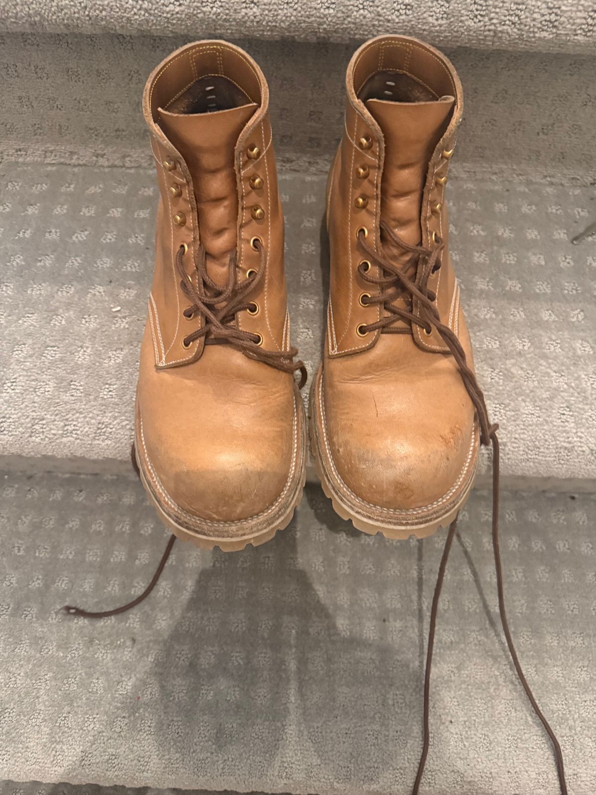 Photo by toogladtobemad on March 6, 2026 of the Iron Boots Pit Boss in Seidel Natural Double Shot.