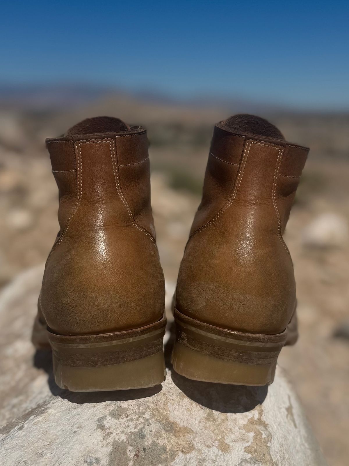 Photo by toogladtobemad on April 5, 2026 of the Iron Boots Pit Boss in Seidel Natural Double Shot.