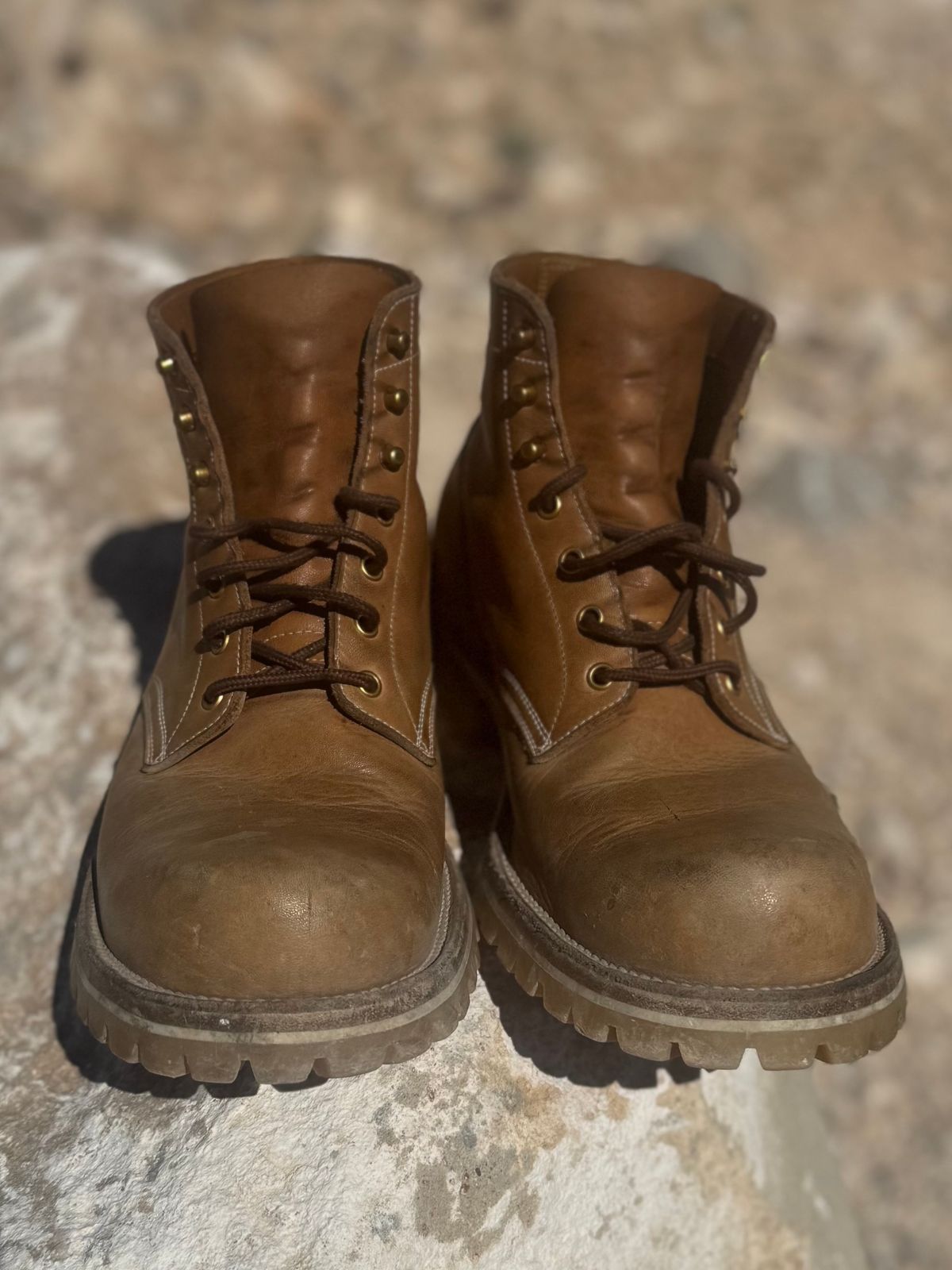 Photo by toogladtobemad on April 5, 2026 of the Iron Boots Pit Boss in Seidel Natural Double Shot.