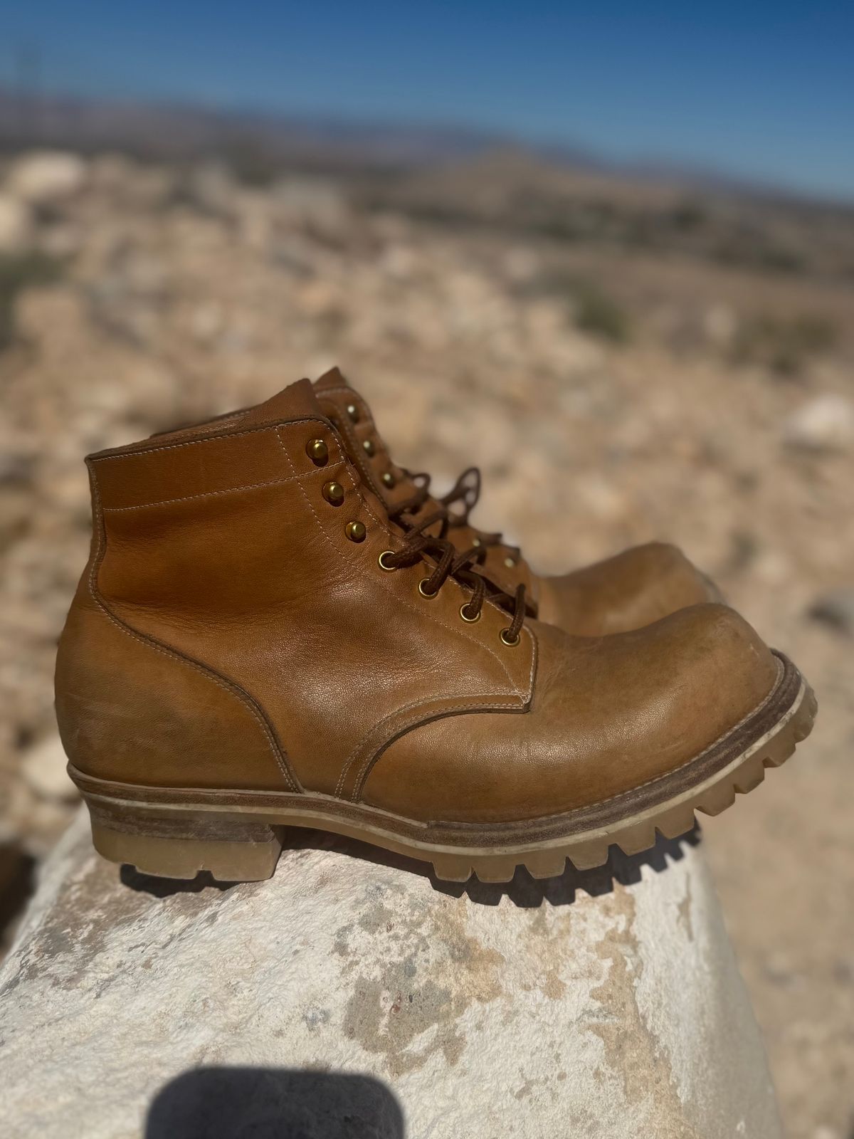 Photo by toogladtobemad on April 5, 2026 of the Iron Boots Pit Boss in Seidel Natural Double Shot.