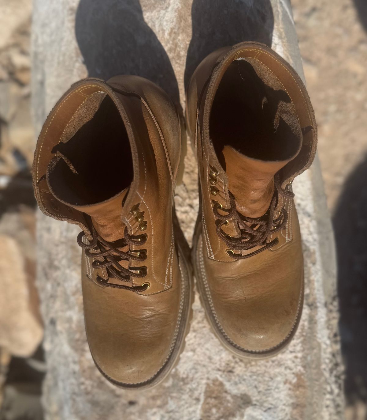 Photo by toogladtobemad on April 5, 2026 of the Iron Boots Pit Boss in Seidel Natural Double Shot.