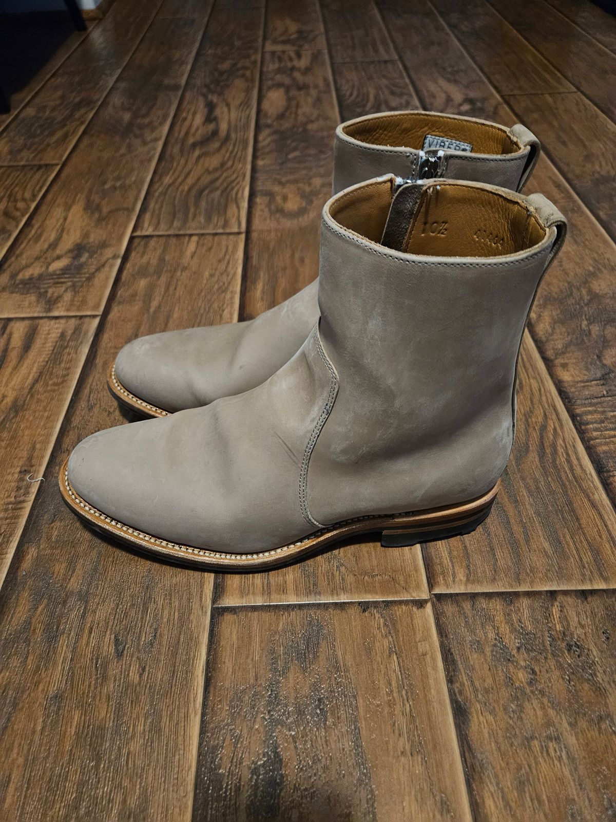 Photo by justinmcgustin on May 1, 2026 of the Viberg Side Zip in Maryam Fango Horsebutt.