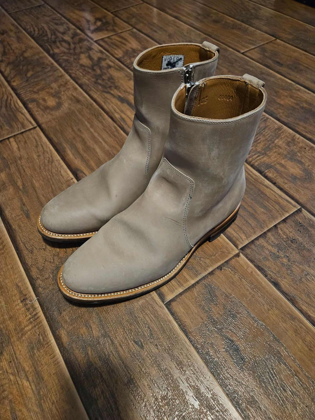 Photo by justinmcgustin on May 1, 2026 of the Viberg Side Zip in Maryam Fango Horsebutt.