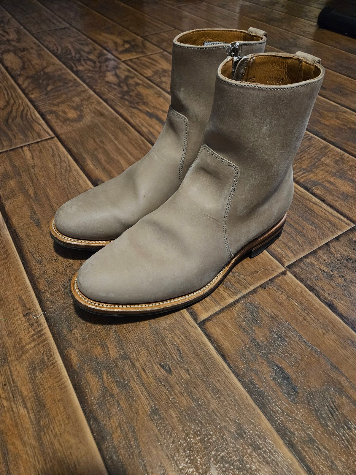 Photo by justinmcgustin on May 1, 2026 of the Viberg Side Zip in Maryam Fango Horsebutt.
