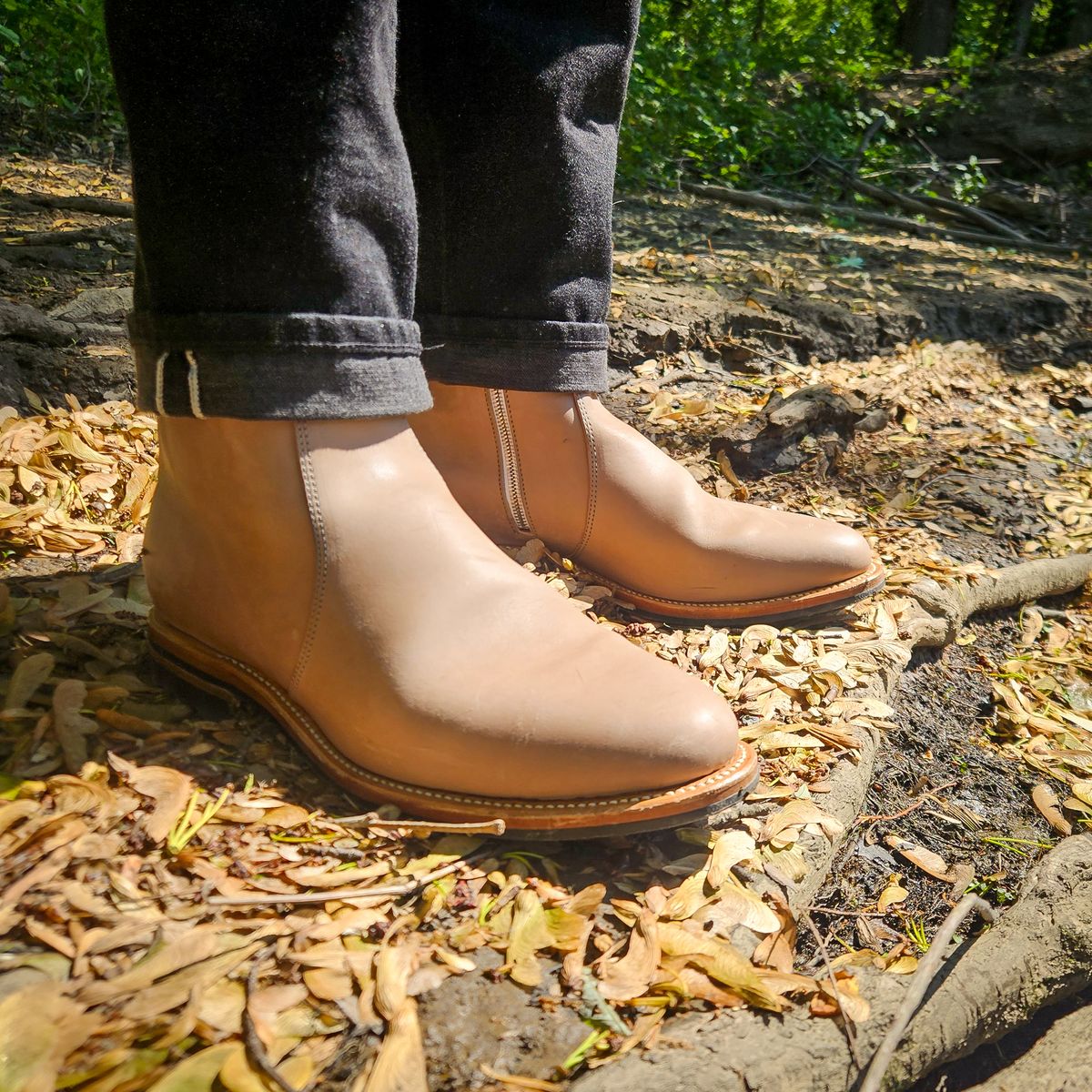 Photo by justinmcgustin on May 5, 2026 of the Viberg Side Zip in Maryam Fango Horsebutt.