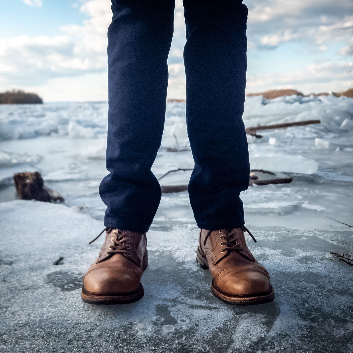 Photo by justinmcgustin on January 13, 2025 of the Parkhurst The Delaware in Horween Natural Chromexcel.