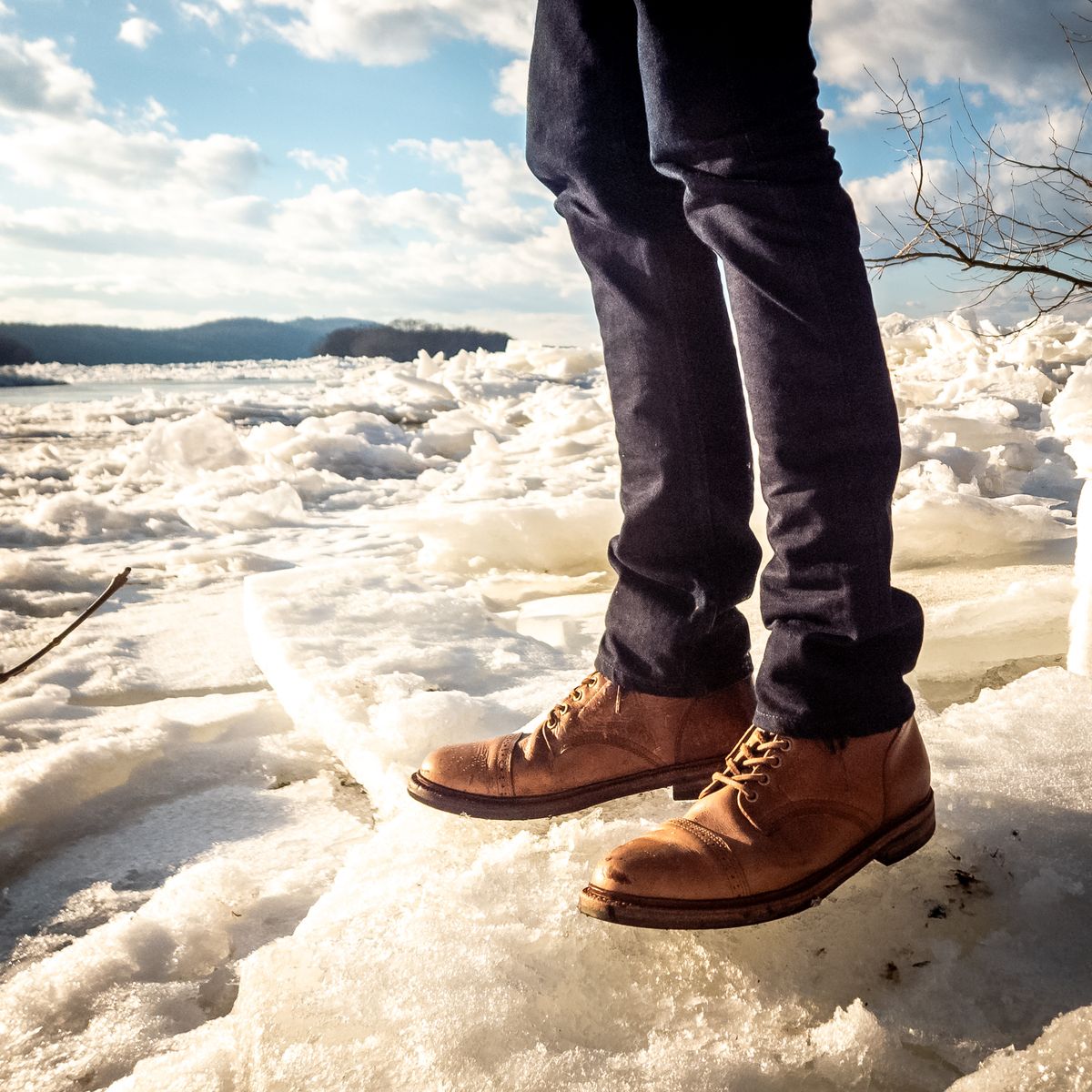 Photo by justinmcgustin on January 13, 2025 of the Parkhurst The Delaware in Horween Natural Chromexcel.