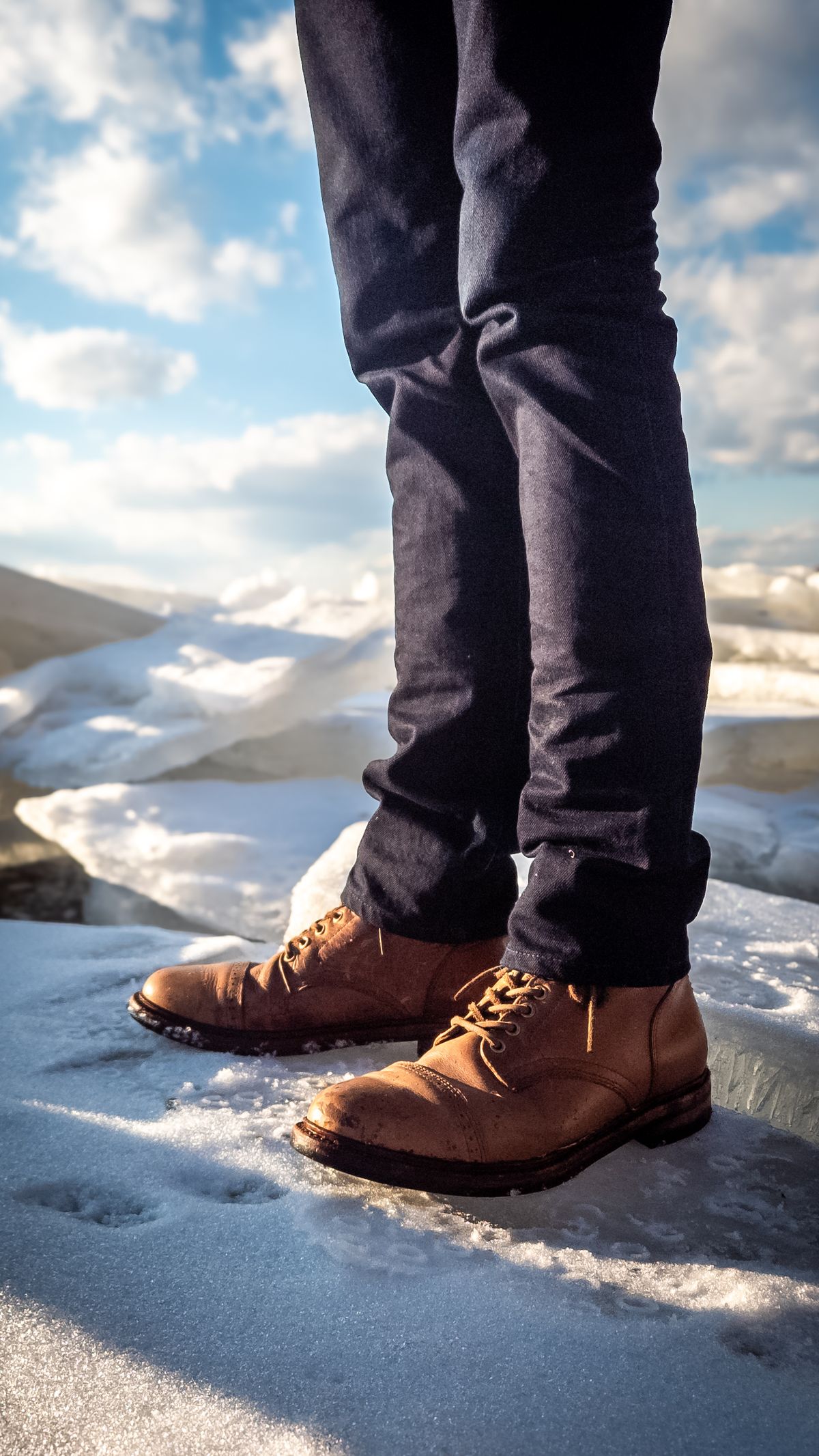 Photo by justinmcgustin on January 13, 2025 of the Parkhurst The Delaware in Horween Natural Chromexcel.