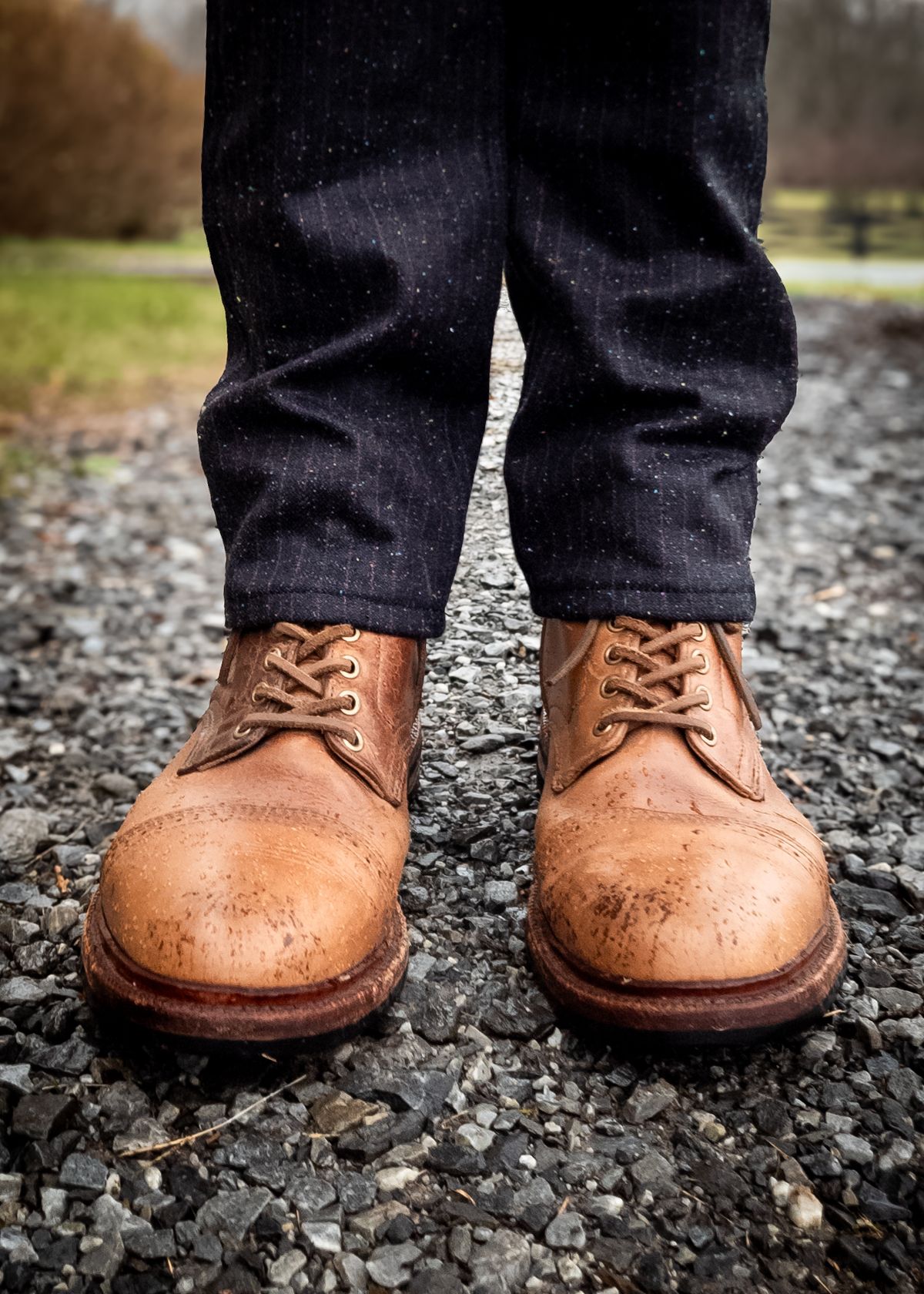 Photo by justinmcgustin on November 22, 2024 of the Parkhurst The Delaware in Horween Natural Chromexcel.