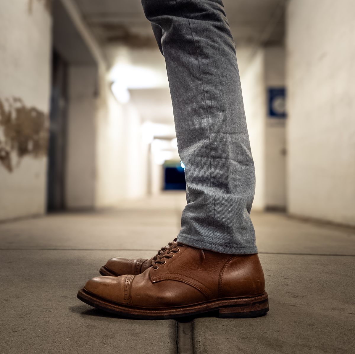 Photo by justinmcgustin on November 17, 2024 of the Parkhurst The Delaware in Horween Natural Chromexcel.