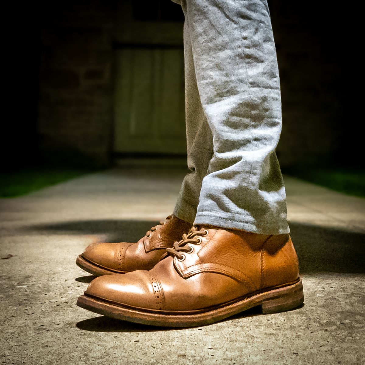 Photo by justinmcgustin on November 17, 2024 of the Parkhurst The Delaware in Horween Natural Chromexcel.