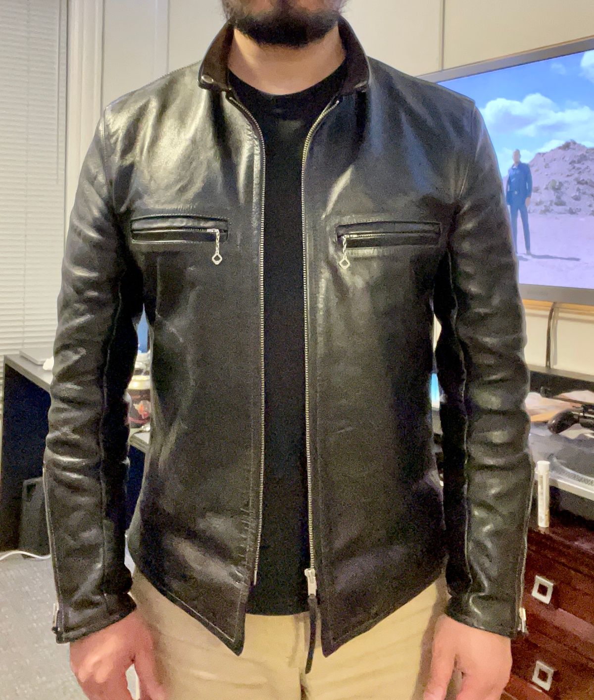 Photo by Faded.Patina on May 24, 2022 of the The Real McCoy's Buco J-100 in Shinki Teacore Horsehide.
