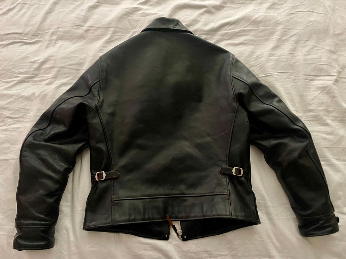 Photo by Faded.Patina on September 22, 2024 of the The Real McCoy's Nelson in Shinki Teacore Horsehide.