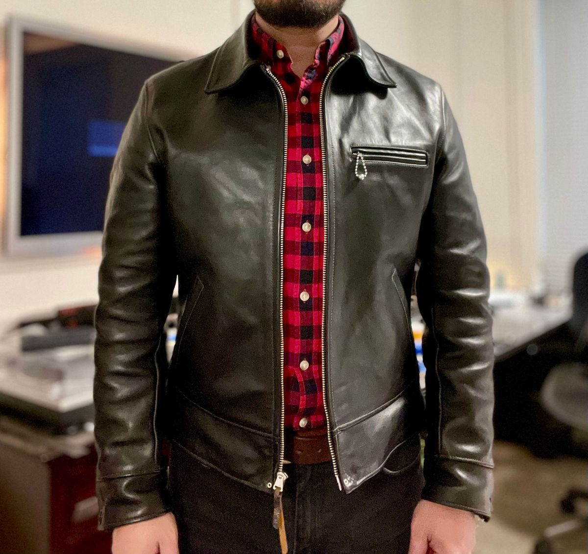 Photo by Faded.Patina on September 24, 2024 of the The Real McCoy's Nelson in Shinki Teacore Horsehide.