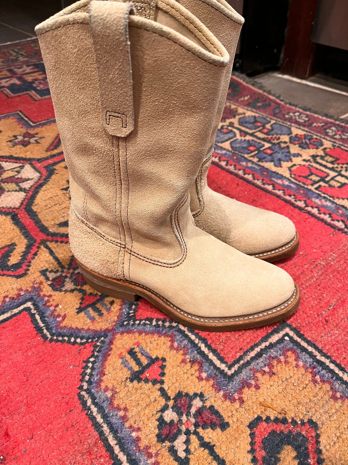 Photo by peanutsngranola on December 19, 2024 of the Red Wing 8156 Pecos in S.B. Foot Hawthorne Abilene.