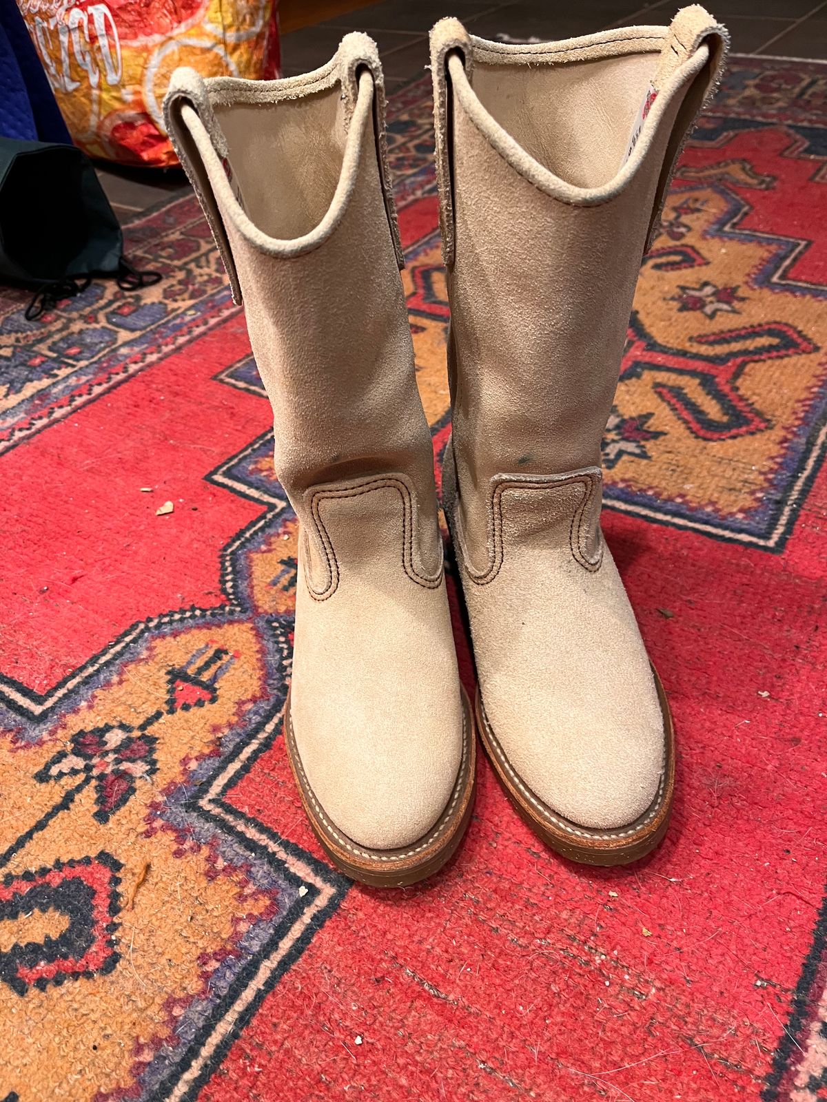 Photo by peanutsngranola on December 19, 2024 of the Red Wing 8156 Pecos in S.B. Foot Hawthorne Abilene.