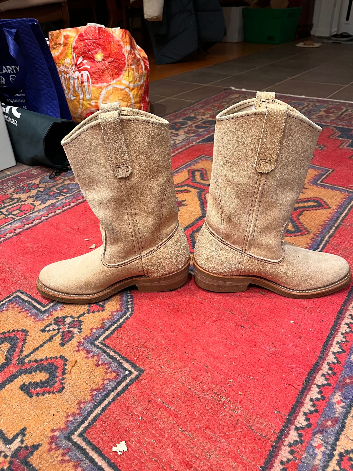 Photo by peanutsngranola on December 19, 2024 of the Red Wing 8156 Pecos in S.B. Foot Hawthorne Abilene.