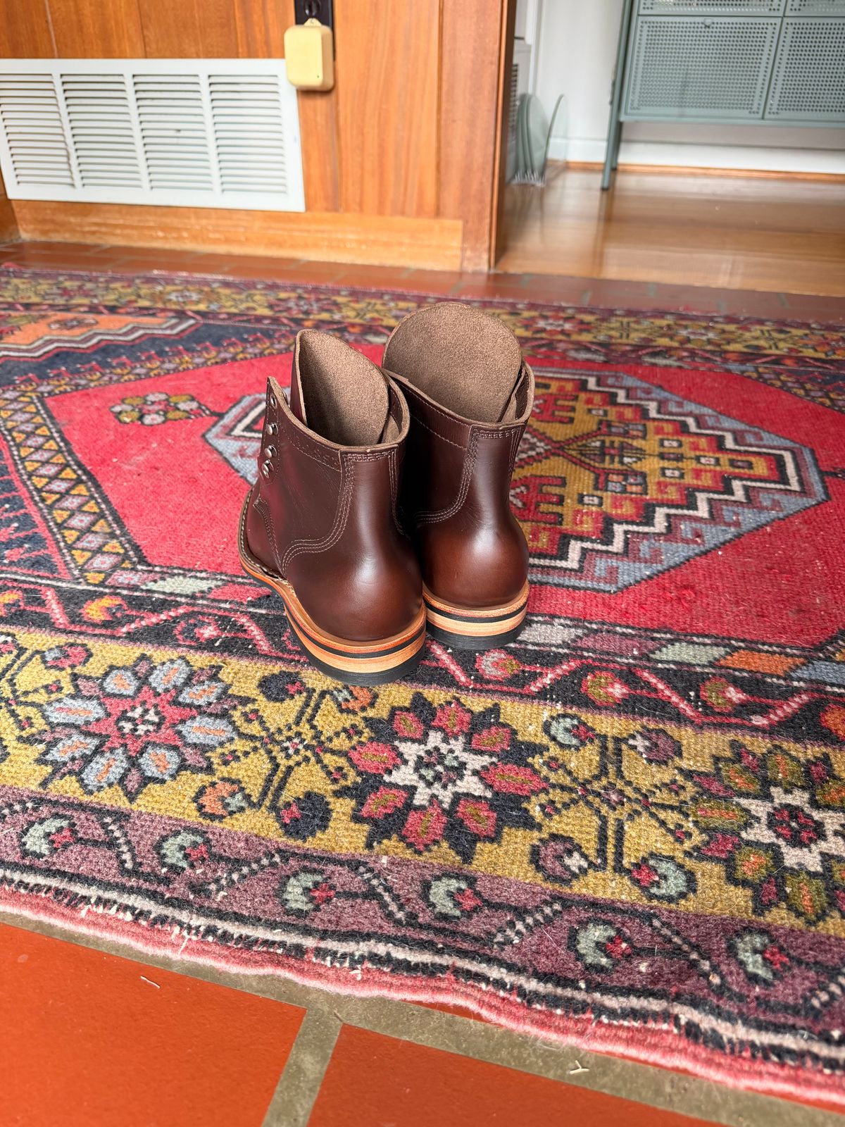 Photo by peanutsngranola on May 21, 2026 of the White's MP-M1 in Horween Brown Chromexcel Horsehide.
